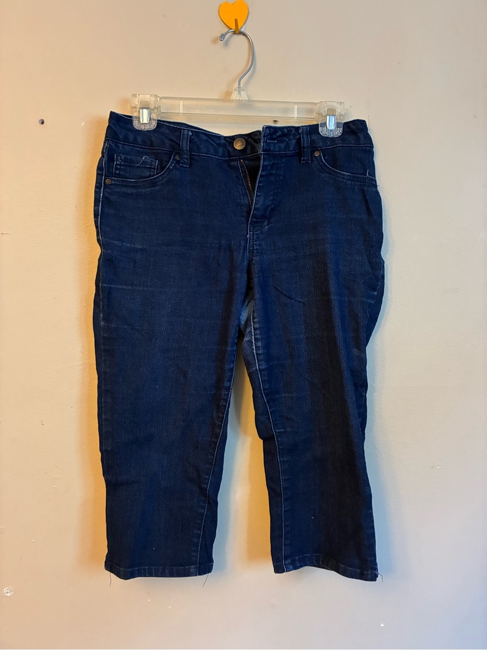 d. jeans Deep Indigo High-Rise Cropped Straight Jeans - Picture 2 of 2
